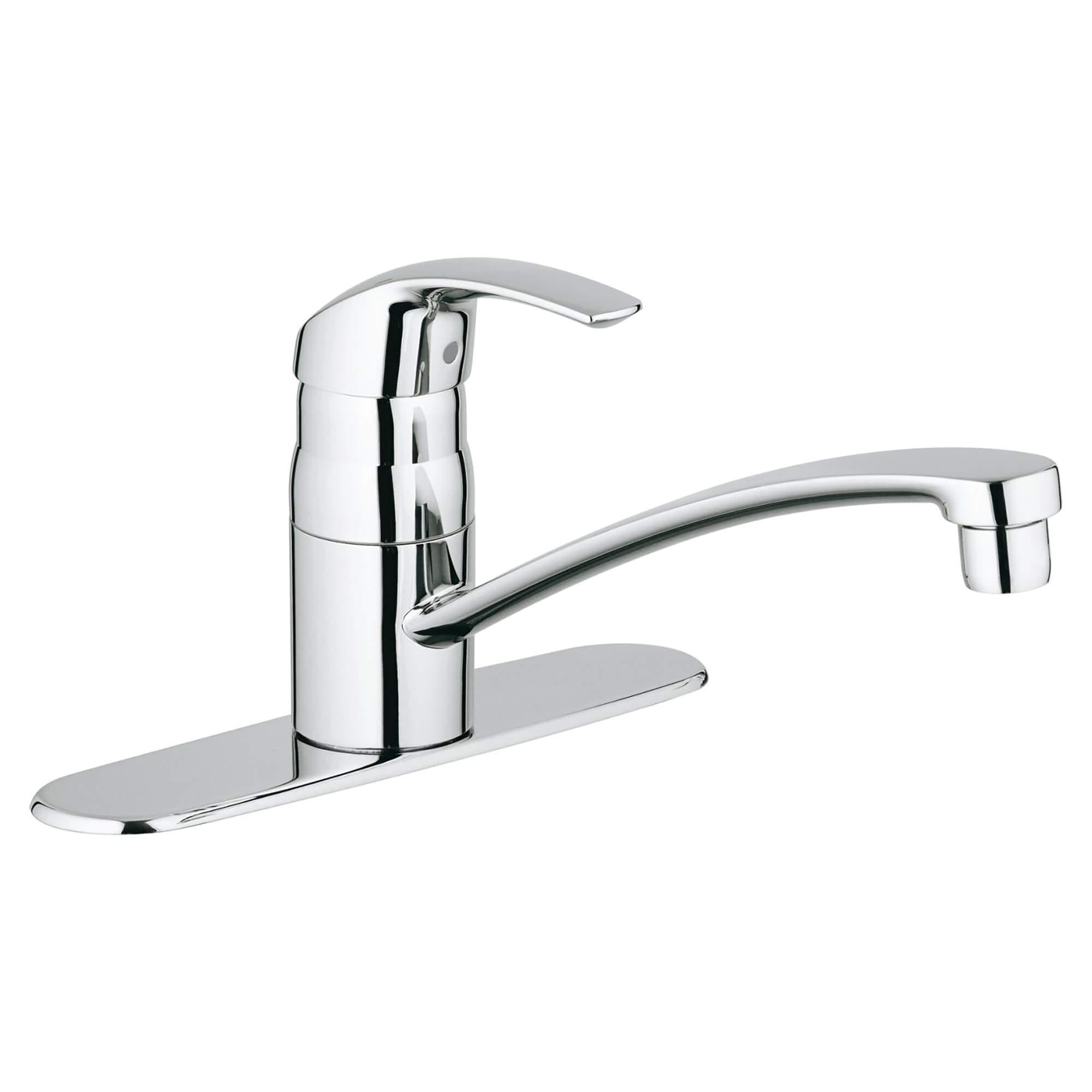 Single Handle Kitchen Faucet 175 GPM with Swivel Spout GROHE CHROME
